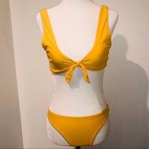 COPY - 2 piece yellow bathing suit